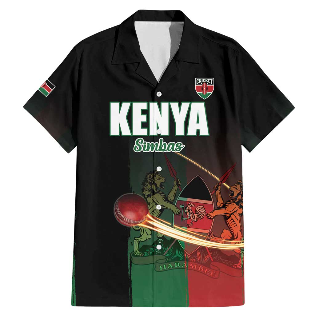 Custom Kenya Cricket Family Matching Mermaid Dress and Hawaiian Shirt Go Simbas Go - Wonder Print Shop