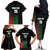 Custom Kenya Cricket Family Matching Off The Shoulder Long Sleeve Dress and Hawaiian Shirt Go Simbas Go - Wonder Print Shop