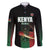 Custom Kenya Cricket Family Matching Off Shoulder Short Dress and Hawaiian Shirt Go Simbas Go - Wonder Print Shop
