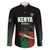 Custom Kenya Cricket Family Matching Short Sleeve Bodycon Dress and Hawaiian Shirt Go Simbas Go - Wonder Print Shop