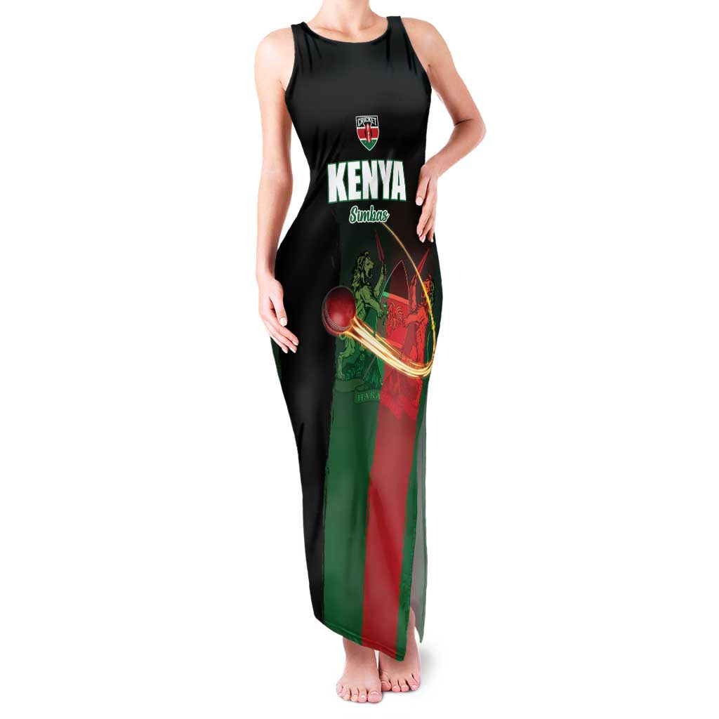 Custom Kenya Cricket Family Matching Tank Maxi Dress and Hawaiian Shirt Go Simbas Go - Wonder Print Shop