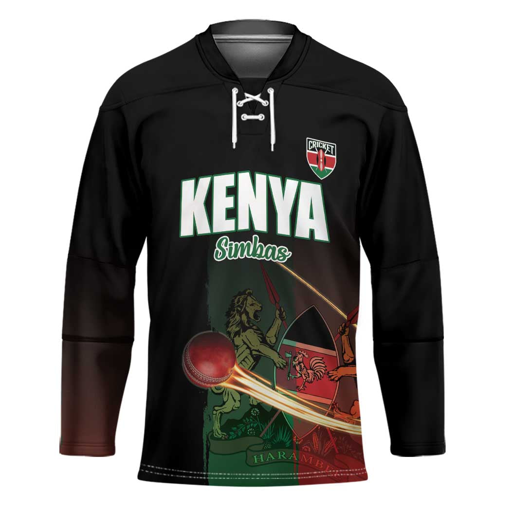 Kenya Cricket Hockey Jersey Go Simbas Go - Wonder Print Shop