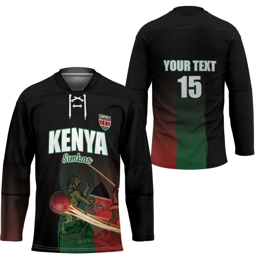 Kenya Cricket Hockey Jersey Go Simbas Go - Wonder Print Shop