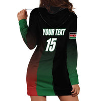 Custom Kenya Cricket Hoodie Dress Go Simbas Go - Wonder Print Shop