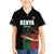 Custom Kenya Cricket Kid Hawaiian Shirt Go Simbas Go - Wonder Print Shop