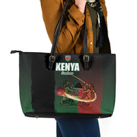 Kenya Cricket Leather Tote Bag Go Simbas Go - Wonder Print Shop
