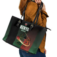 Kenya Cricket Leather Tote Bag Go Simbas Go - Wonder Print Shop