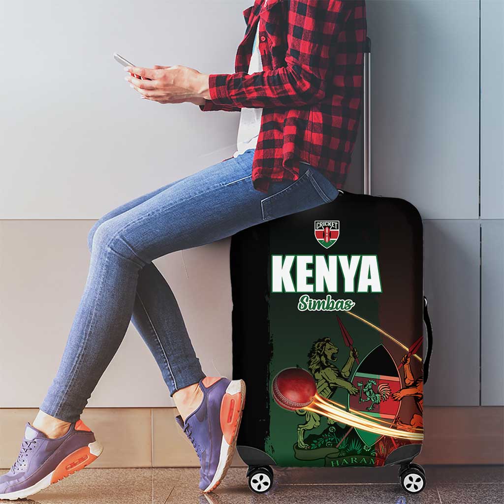 Kenya Cricket Luggage Cover Go Simbas Go - Wonder Print Shop