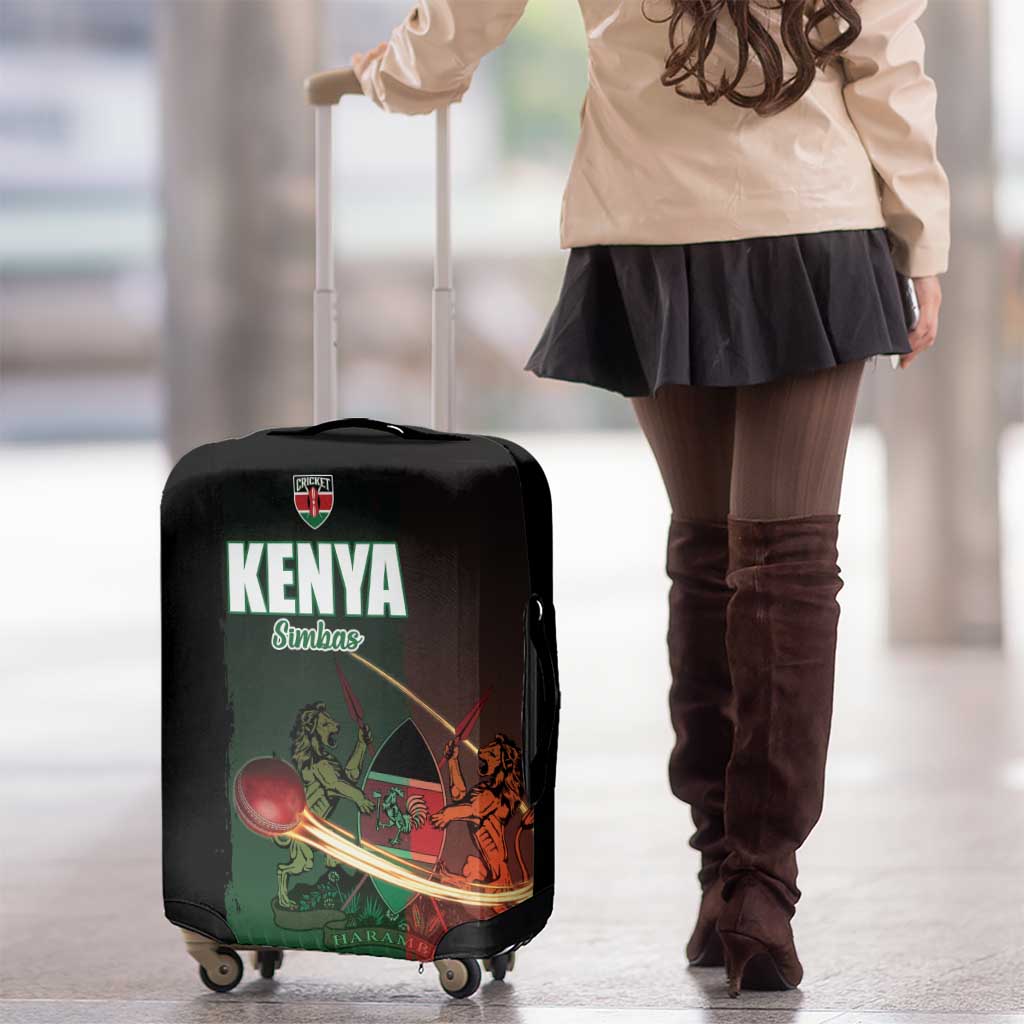 Kenya Cricket Luggage Cover Go Simbas Go - Wonder Print Shop