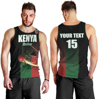 Custom Kenya Cricket Men Tank Top Go Simbas Go - Wonder Print Shop