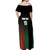 Custom Kenya Cricket Off Shoulder Maxi Dress Go Simbas Go - Wonder Print Shop