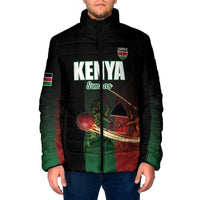 Kenya Cricket Padded Jacket Go Simbas Go - Wonder Print Shop