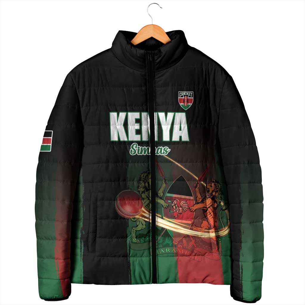 Kenya Cricket Padded Jacket Go Simbas Go - Wonder Print Shop