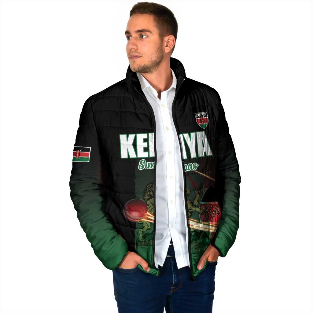Kenya Cricket Padded Jacket Go Simbas Go - Wonder Print Shop