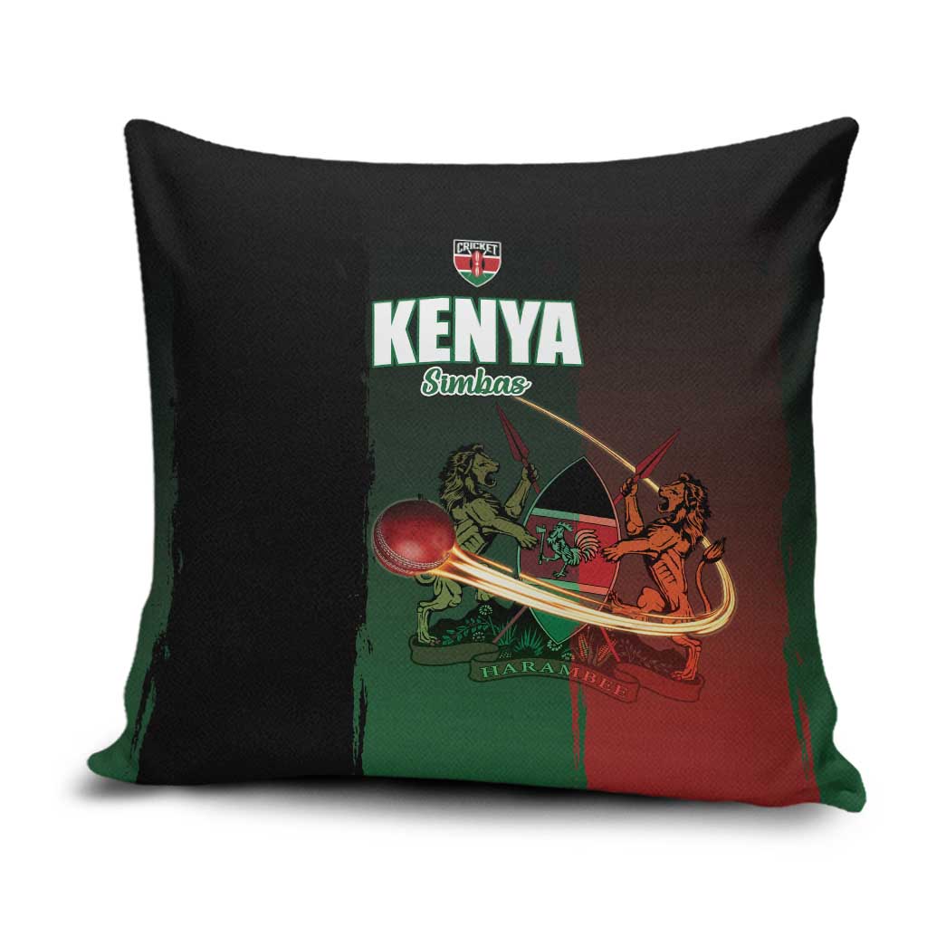 Kenya Cricket Pillow Cover Go Simbas Go - Wonder Print Shop