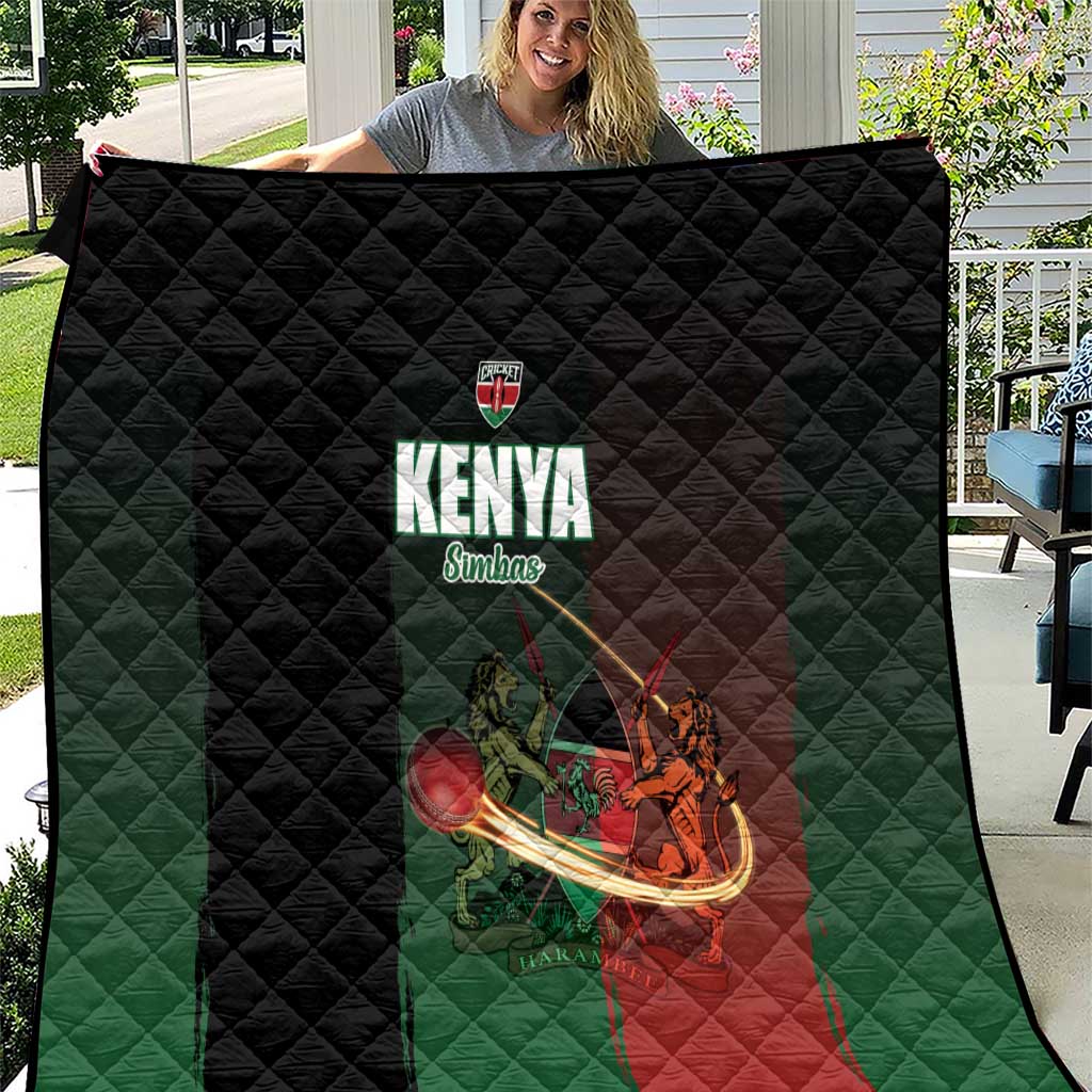Kenya Cricket Quilt Go Simbas Go - Wonder Print Shop