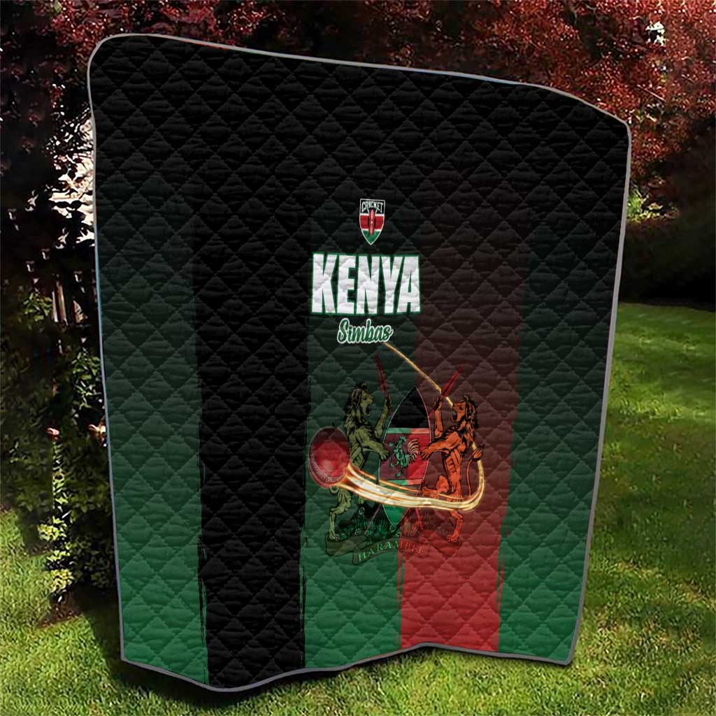 Kenya Cricket Quilt Go Simbas Go - Wonder Print Shop