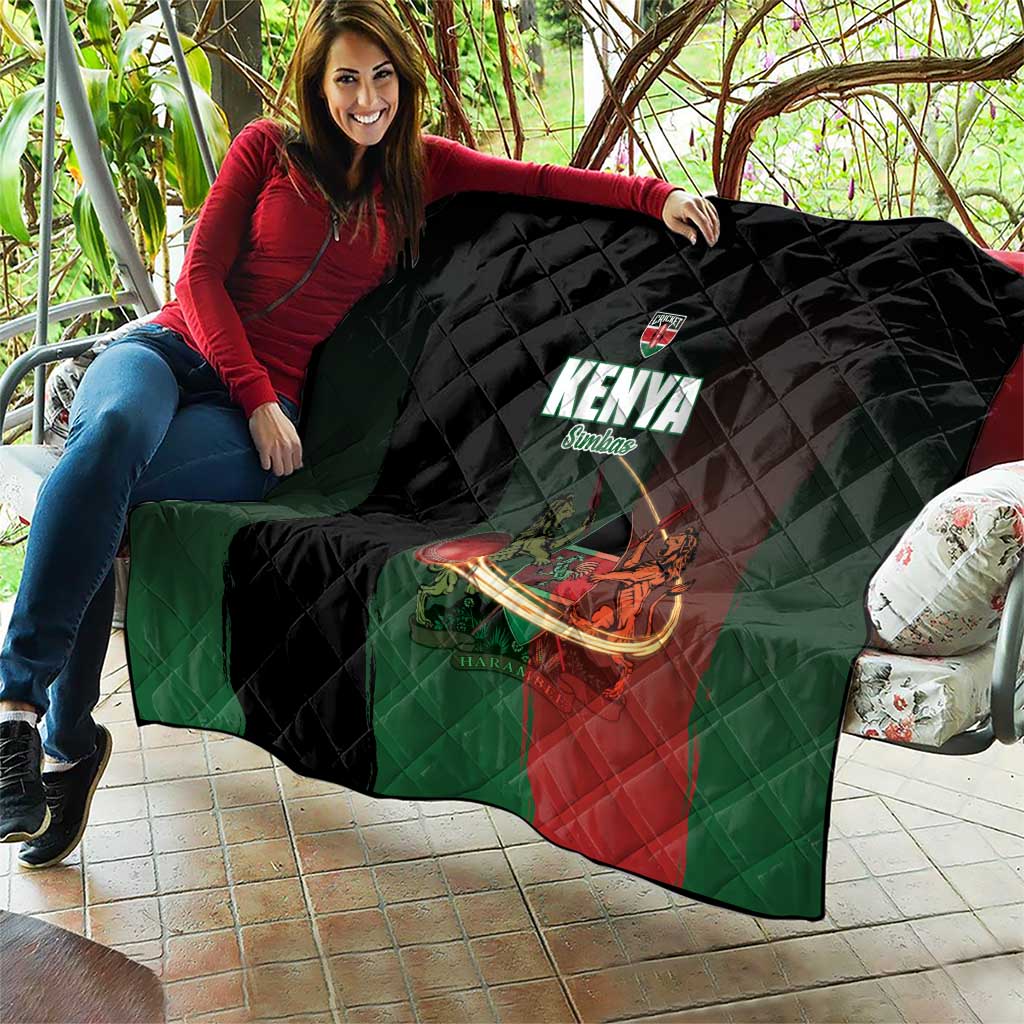 Kenya Cricket Quilt Go Simbas Go - Wonder Print Shop