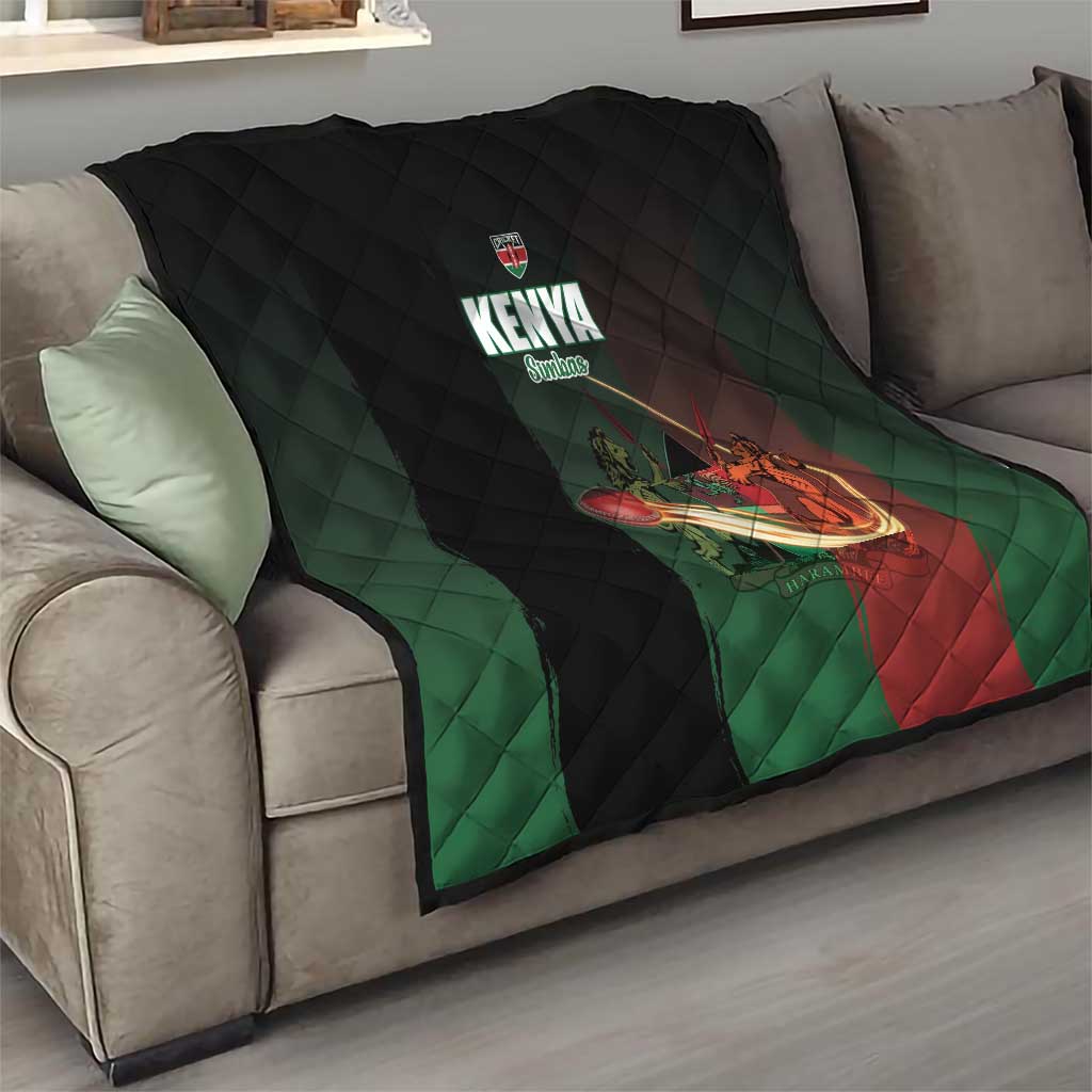 Kenya Cricket Quilt Go Simbas Go - Wonder Print Shop