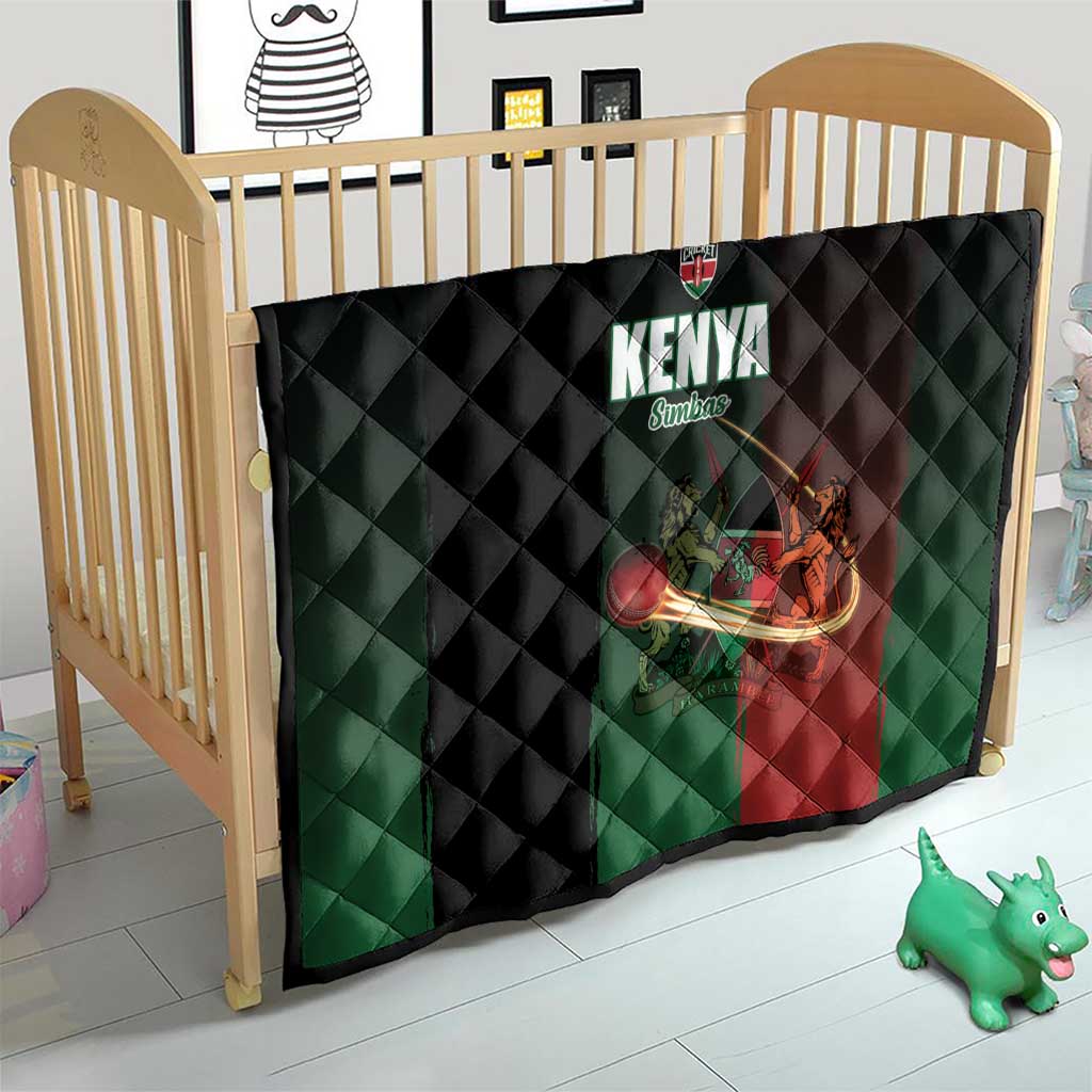 Kenya Cricket Quilt Go Simbas Go - Wonder Print Shop