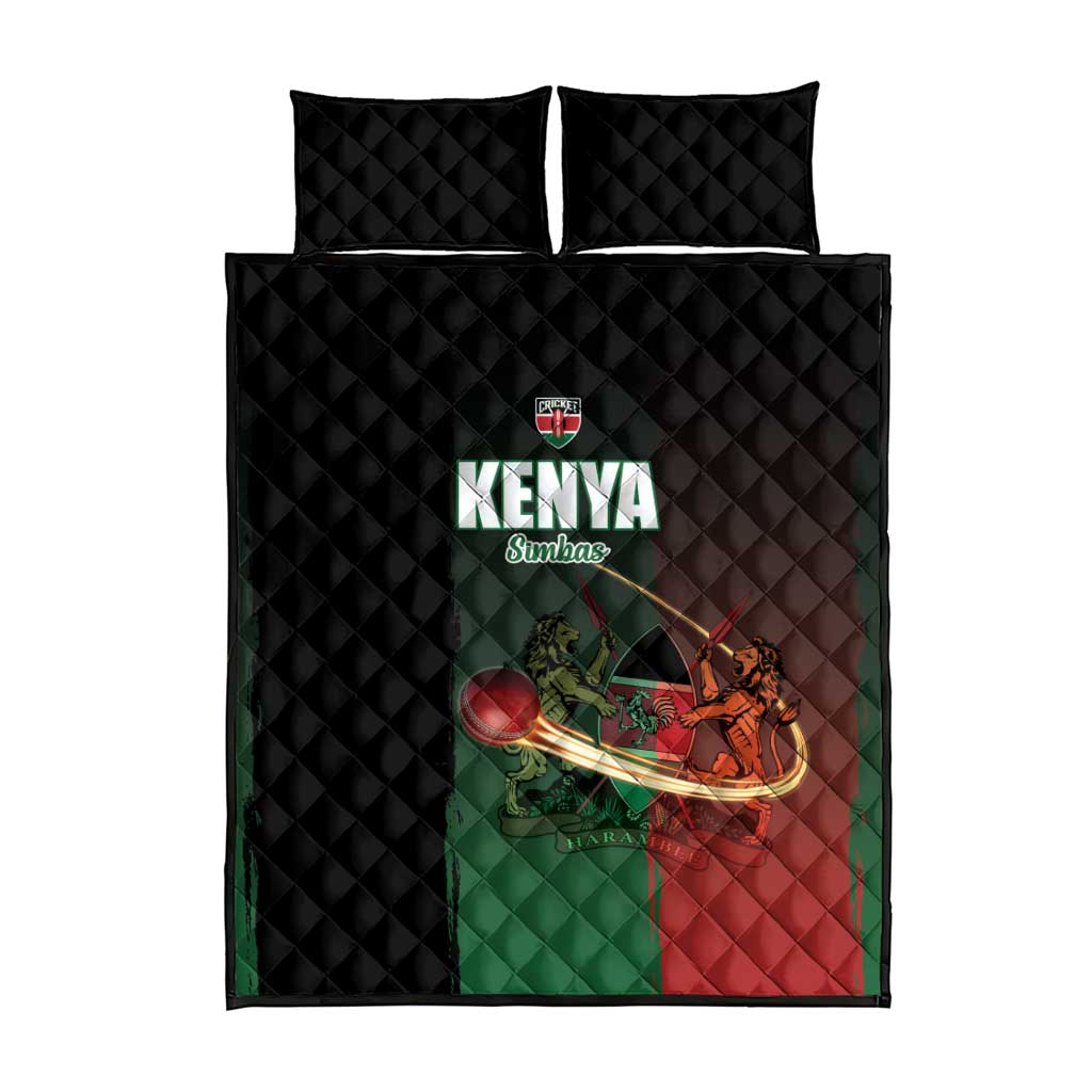 Kenya Cricket Quilt Bed Set Go Simbas Go - Wonder Print Shop