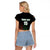 Custom Kenya Cricket Raglan Cropped T Shirt Go Simbas Go - Wonder Print Shop
