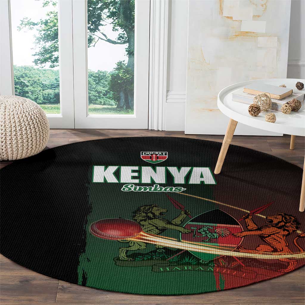 Kenya Cricket Round Carpet Go Simbas Go - Wonder Print Shop