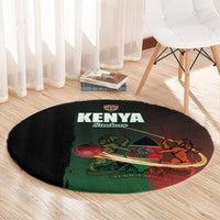 Kenya Cricket Round Carpet Go Simbas Go - Wonder Print Shop