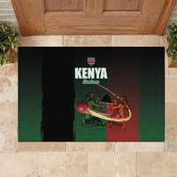 Kenya Cricket Rubber Doormat Go Simbas Go - Wonder Print Shop