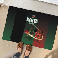 Kenya Cricket Rubber Doormat Go Simbas Go - Wonder Print Shop