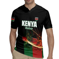 Custom Kenya Cricket Rugby Jersey Go Simbas Go - Wonder Print Shop