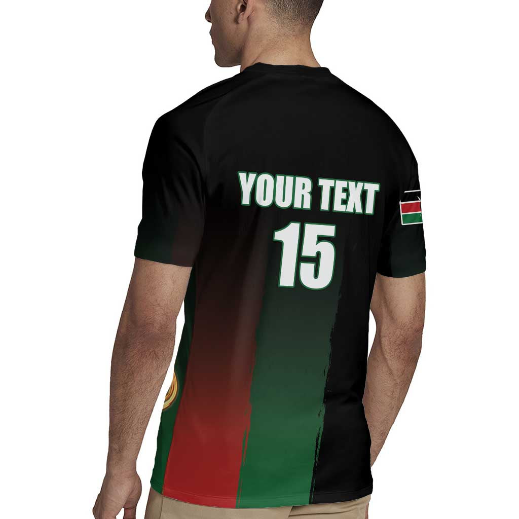 Custom Kenya Cricket Rugby Jersey Go Simbas Go - Wonder Print Shop