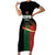 Custom Kenya Cricket Short Sleeve Bodycon Dress Go Simbas Go - Wonder Print Shop