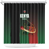 Kenya Cricket Shower Curtain Go Simbas Go - Wonder Print Shop
