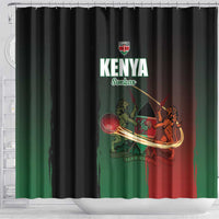 Kenya Cricket Shower Curtain Go Simbas Go - Wonder Print Shop