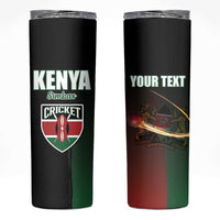 Custom Kenya Cricket Skinny Tumbler Go Simbas Go - Wonder Print Shop