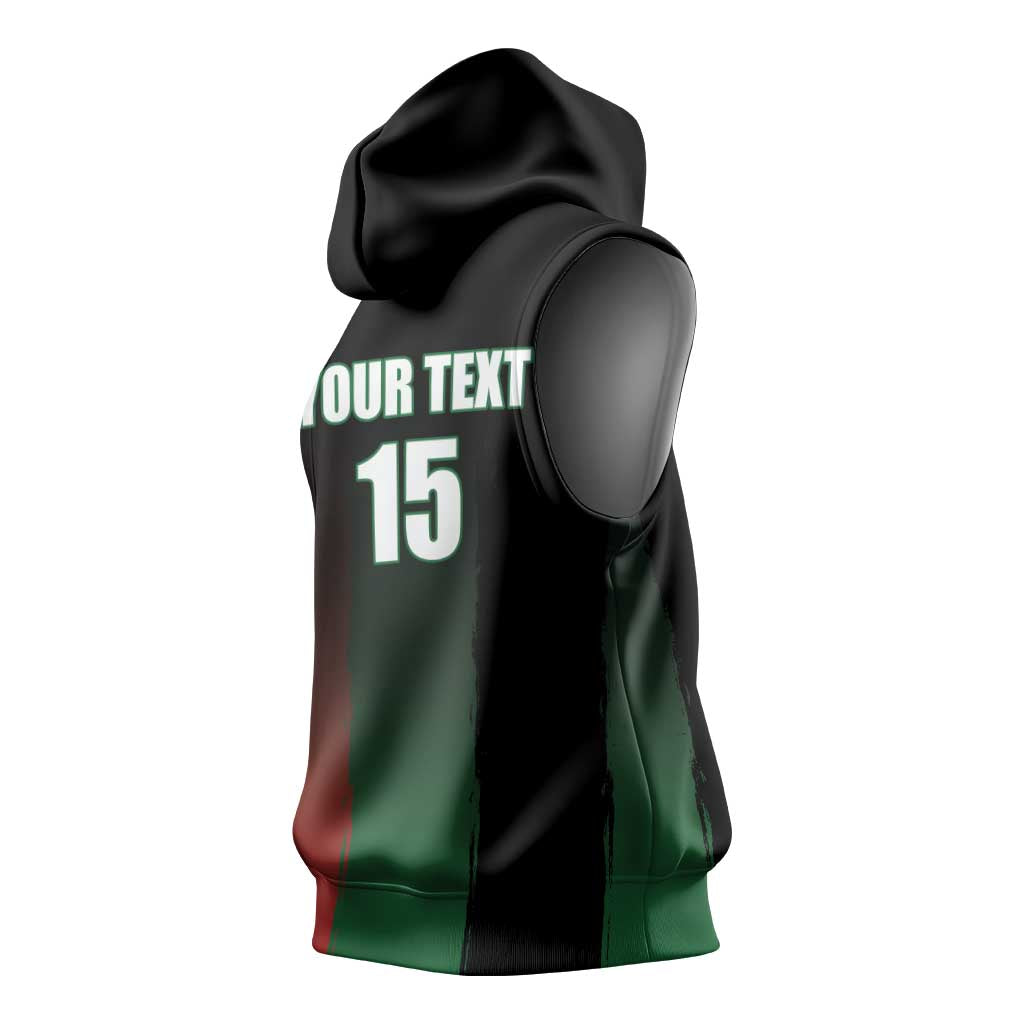 Kenya Cricket Sleeveless Hoodie Go Simbas Go - Wonder Print Shop