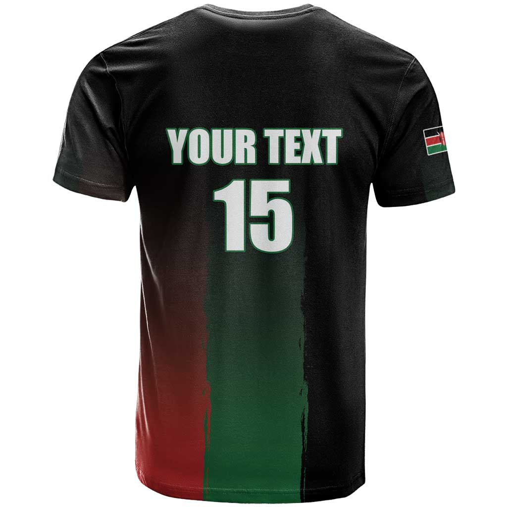 Custom Kenya Cricket T Shirt Go Simbas Go - Wonder Print Shop