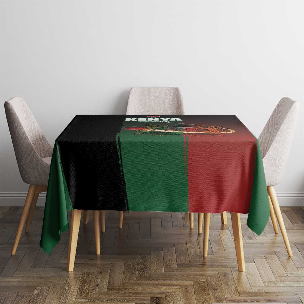 Kenya Cricket Tablecloth Go Simbas Go - Wonder Print Shop