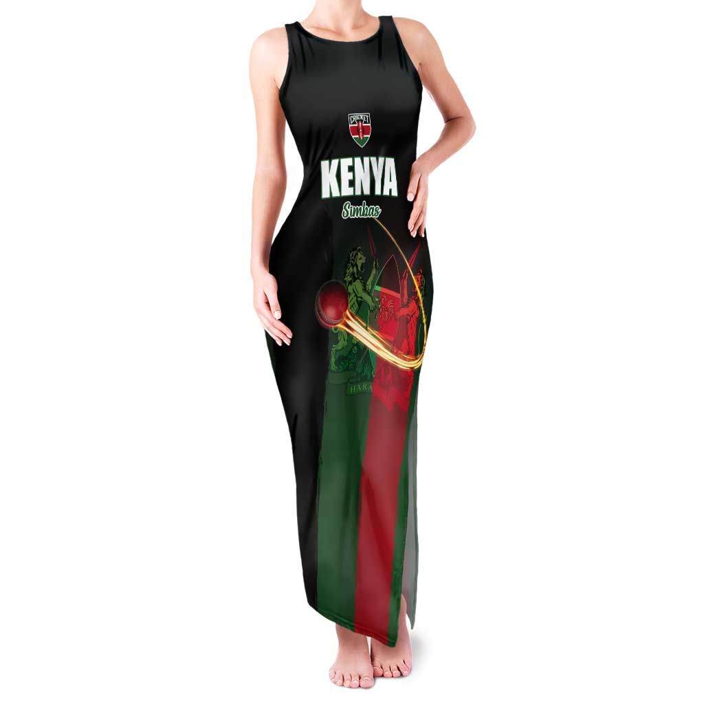 Custom Kenya Cricket Tank Maxi Dress Go Simbas Go - Wonder Print Shop