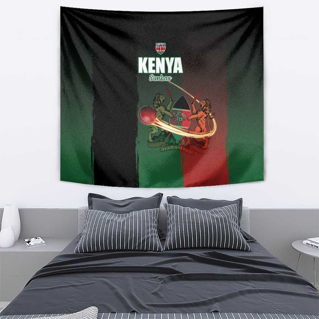 Kenya Cricket Tapestry Go Simbas Go - Wonder Print Shop