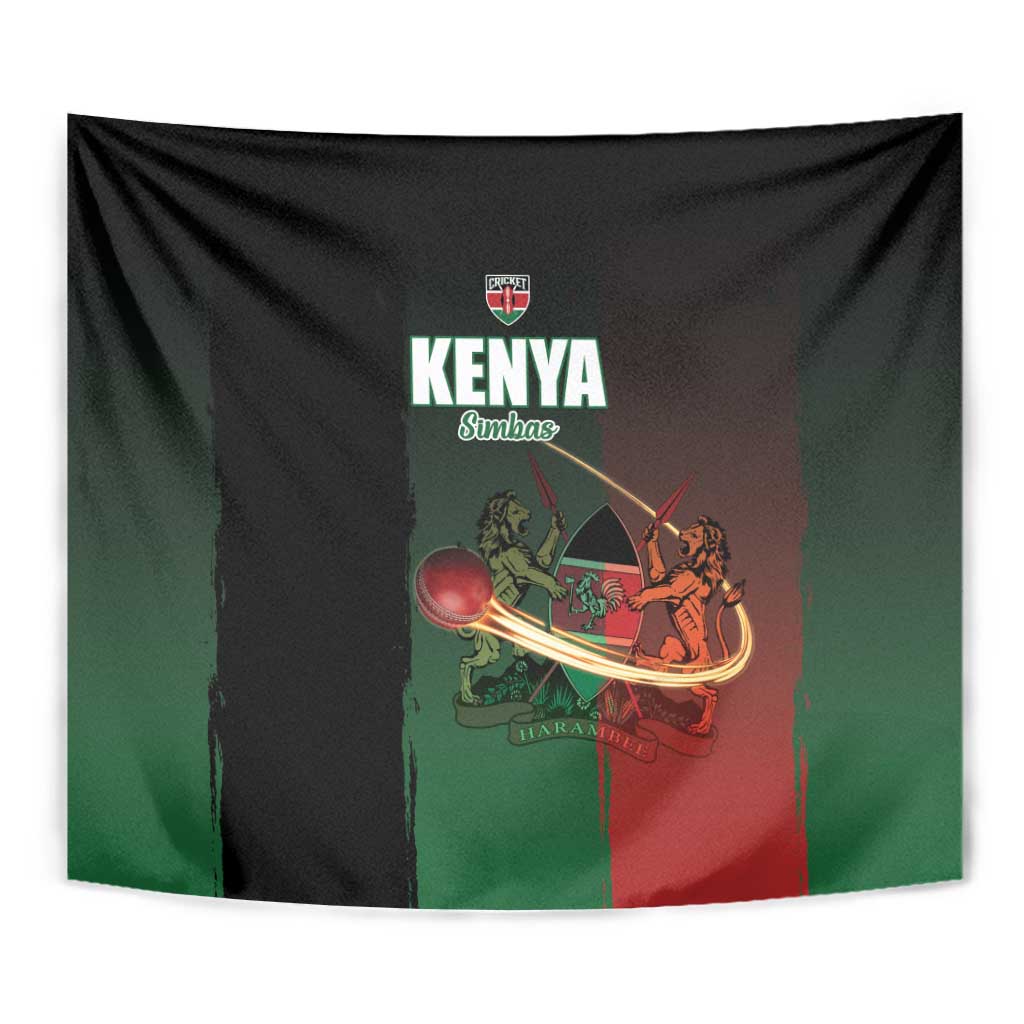 Kenya Cricket Tapestry Go Simbas Go - Wonder Print Shop
