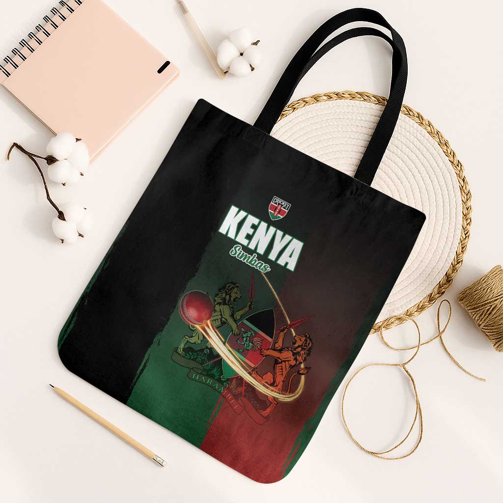 Kenya Cricket Tote Bag Go Simbas Go - Wonder Print Shop
