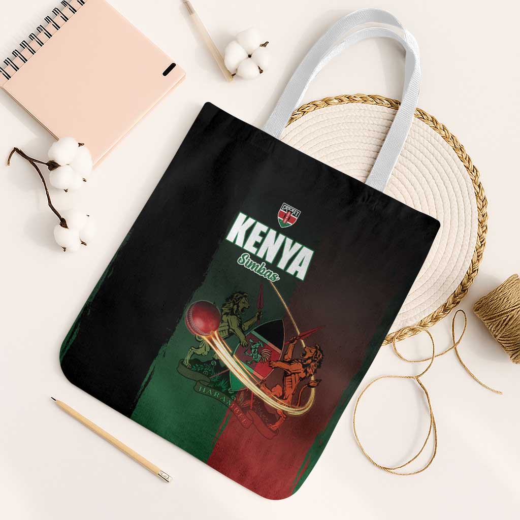 Kenya Cricket Tote Bag Go Simbas Go - Wonder Print Shop