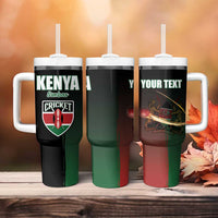 Custom Kenya Cricket Tumbler With Handle Go Simbas Go - Wonder Print Shop
