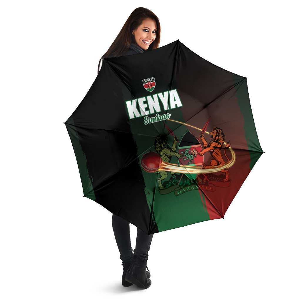 Kenya Cricket Umbrella Go Simbas Go - Wonder Print Shop