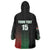 Custom Kenya Cricket Wearable Blanket Hoodie Go Simbas Go - Wonder Print Shop