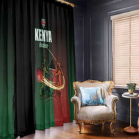 Kenya Cricket Window Curtain Go Simbas Go - Wonder Print Shop