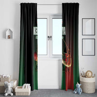 Kenya Cricket Window Curtain Go Simbas Go - Wonder Print Shop