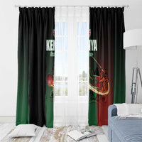 Kenya Cricket Window Curtain Go Simbas Go - Wonder Print Shop